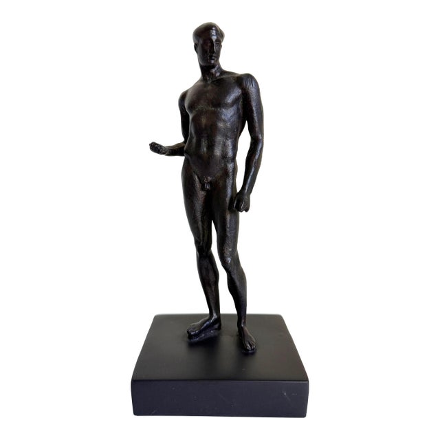 Mid 20th Century Greco Roman Male Sculpture, Metropolitan Museum of Art Reproduction For Sale