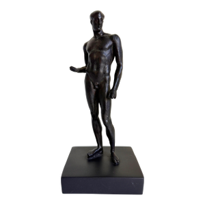 Mid 20th Century Greco Roman Male Sculpture, Metropolitan Museum of Art Reproduction