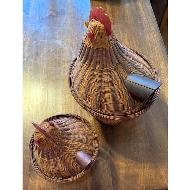 Boho Shanghai Weave Chicken Baskets For Sale - Image 11 of 12