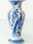 Vintage Royal Delft Blue Ceramic Table Lamps with New Green Silk Lampshades, Set of 2 For Sale - Image 3 of 12
