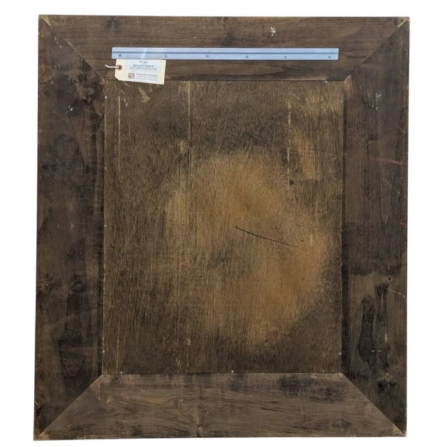 Traditional Panache for Michael Taylor White Gold Regency Giltwood Mirror For Sale - Image 3 of 3