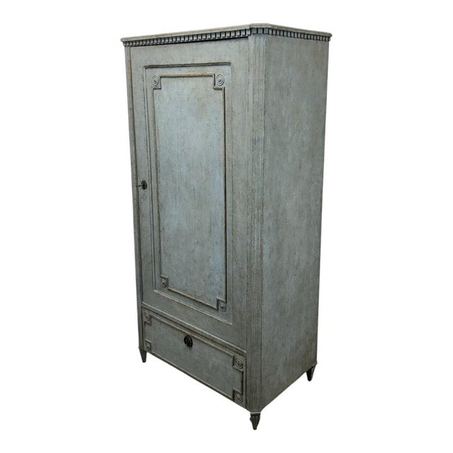 Gustavian (Swedish) Mid 19th Century Gustavian Style Wardrobe For Sale - Image 3 of 7