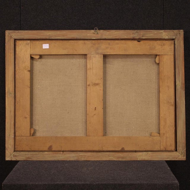 Rustic Landscape, Mid-20th Century, Oil on Canvas, Framed For Sale - Image 15 of 16