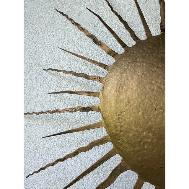 Sun Wall Sconce, 1950s For Sale - Image 14 of 18