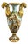 Large Vintage Albisola Vase with Majolica Feline Handles, 1960s For Sale