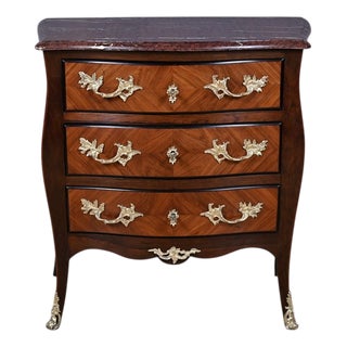 Small Marquetry Commode, 1850s For Sale