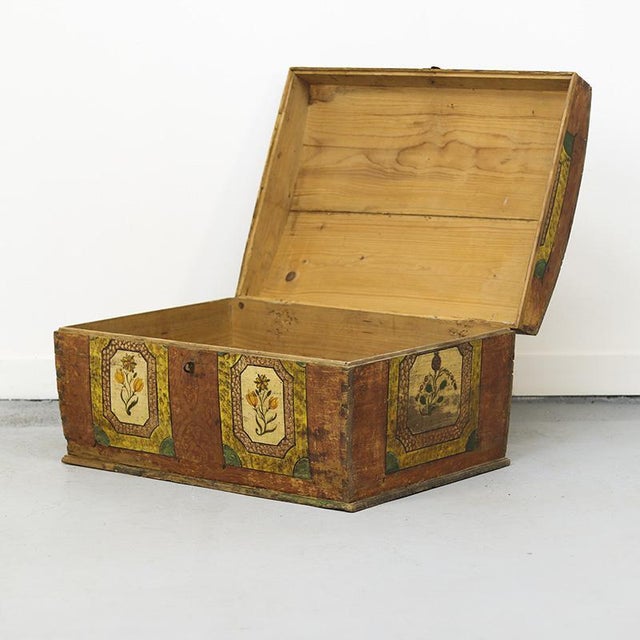 Painted Bridal Chest, Germany For Sale - Image 11 of 11
