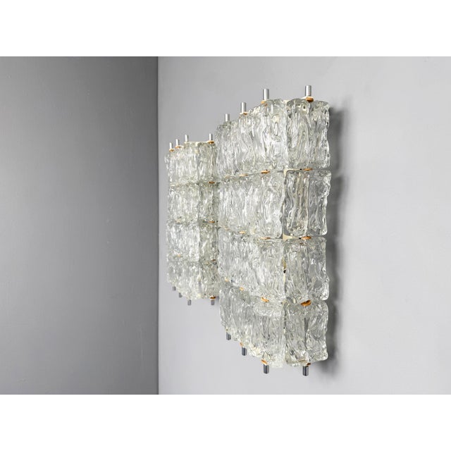 1960s Glass Wall Lamps by Barovier & Toso, Italy, 1960s, Set of 2 For Sale - Image 5 of 8