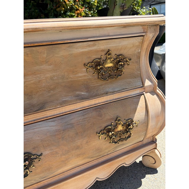 Pair of Solid Wood Henredron Vintage Nighstands For Sale In Los Angeles - Image 6 of 8