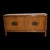 1960s Vintage Mid-Century Maple Buffet Credenza With Ornate Brass Key Knobs For Sale - Image 13 of 13