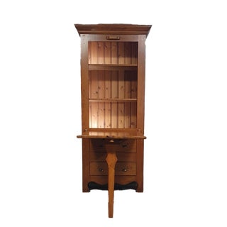 Cupboard with Fold-Down Table For Sale