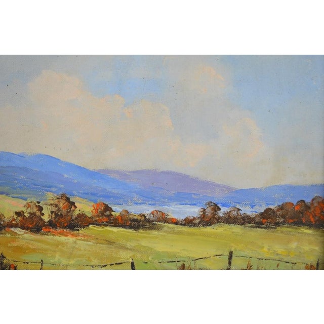 Charles Reid (MA /NY 1937-2019). A good New England landscape painting by a well known and respected American artist. The...