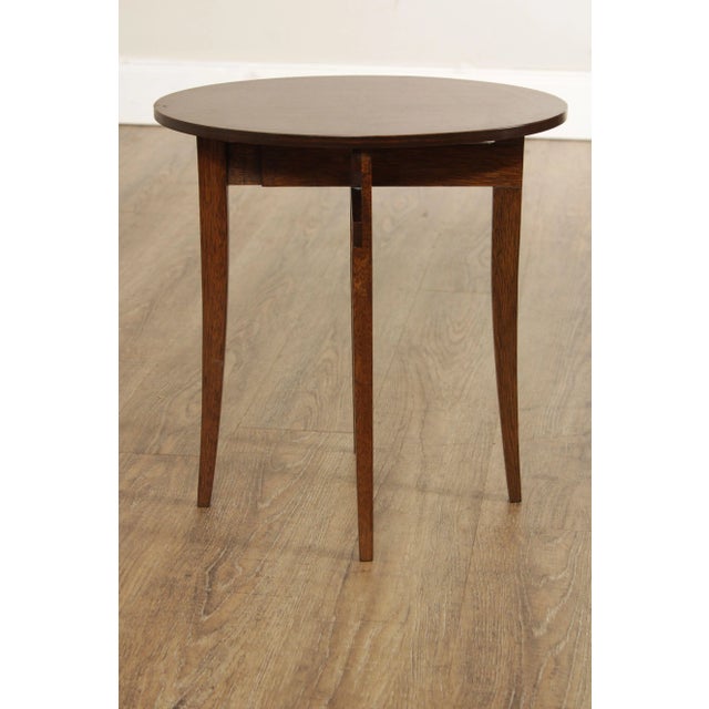 1980s Vintage Kendal Wood Shop Mahogany Folding Tables - Set of 3 For Sale - Image 5 of 12