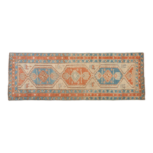 1920s Antique Persian Serab Madder Wool Runner