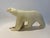 Art Deco Cast Resin White Polar Bear Sculpture After Francois Pompon For Sale - Image 4 of 9