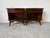 Art Deco 1940’s Art Deco Solid Mahogany Nightstands With Drawer & Open Shelf – A Pair For Sale - Image 3 of 18