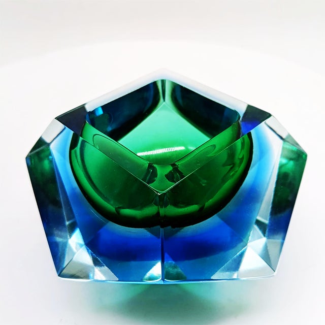 Vintage Italian Ashtray in Murano Glass by Flavio Poli for Seguso, 1960s For Sale - Image 6 of 9