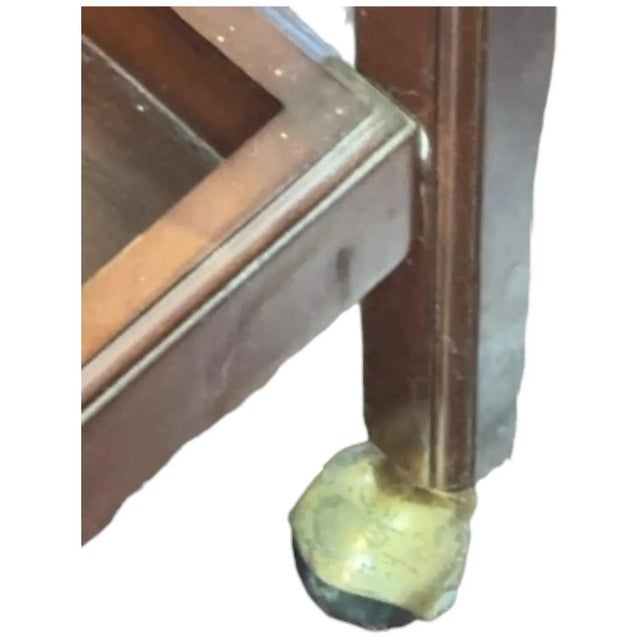 1980s Bombay Co Campaign Style Butler’s Tray Rolling Tea/Bar Cart For Sale - Image 10 of 10