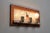 Large Wall Lamp with Textured Diffuser and Teak Frame from Kontakt-Werkstätten, 1960 For Sale - Image 6 of 9