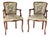 Late 20th Century French Louis XV Style Needlepoint Armchairs For Sale