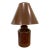 Louis Vuitton Hand Painted Tole Lamp and Shade For Sale