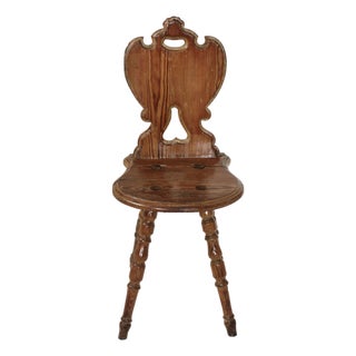 Antique Alpine or Tyrolean Style Chair For Sale