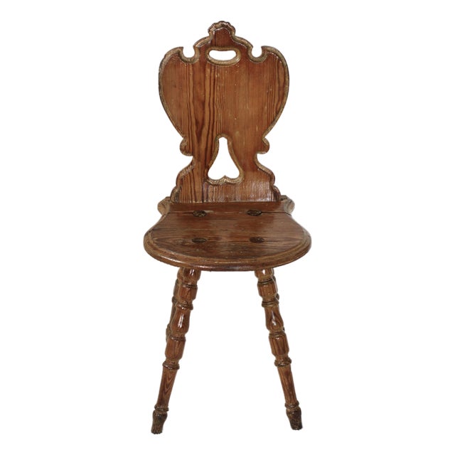 Antique Alpine or Tyrolean Style Chair For Sale