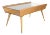 MCM Heywood Wakefield Maple Wood & Glass Coffee Table With Shelf For Sale