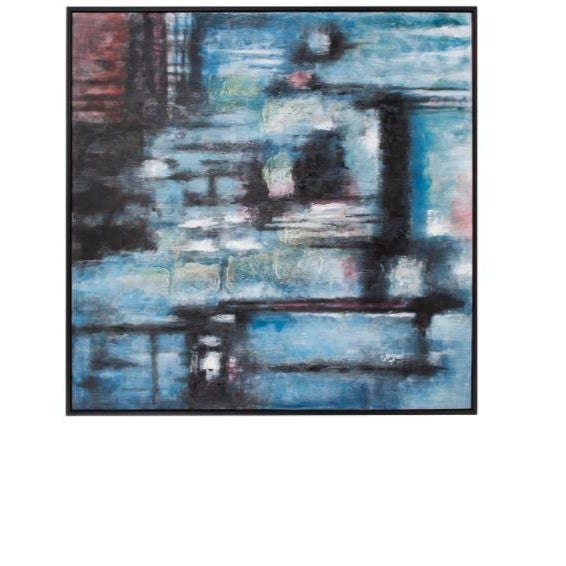 The Night on the Town Original Art I love the way rain distorts light and reflections. One late night while returning home...
