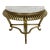 Mid-Century Vintage Marble Topped Hollywood Regency Console For Sale