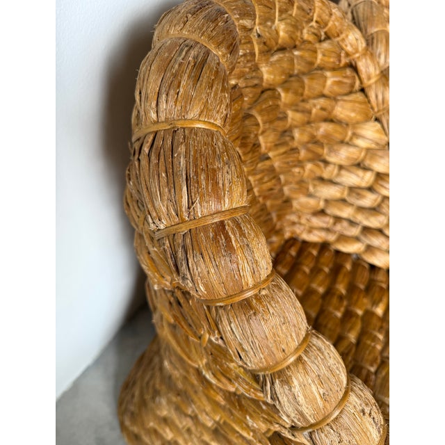 Ralph Lauren “Joshua Tree” Woven Barrel Back Accent Chairs – A Pair For Sale - Image 9 of 12
