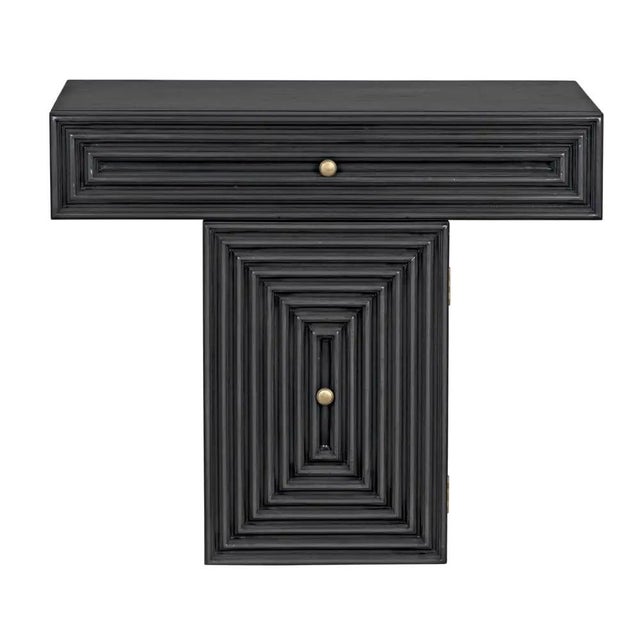 The Brice Console from Noir showcases simplicity and elegance in one piece. Handcrafted of Mahogany wood and finished in...