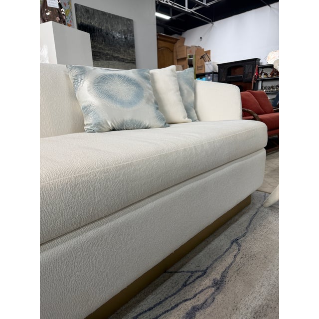 Textile Custom Sofa For Sale - Image 7 of 9