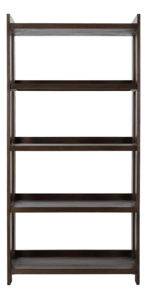 Espresso Wood Bookcase