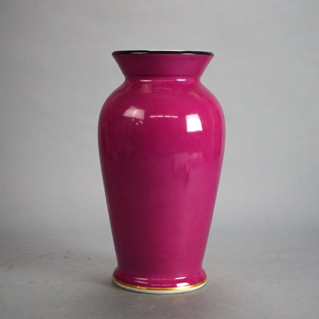 Old Paris Antique Old Paris Floral Decorated & Gilt Porcelain Vase, Circa 1890 For Sale - Image 4 of 7