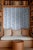 Traditional Garden Leaf Stripe Grasscloth Wallpaper by House Party | French Blue | 8 Yards For Sale - Image 3 of 7