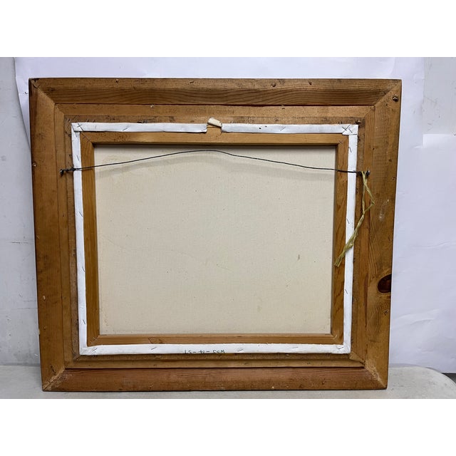 1970s 1970s E. Shayer Oil on Canvas Colonial Scene Painting For Sale - Image 5 of 5