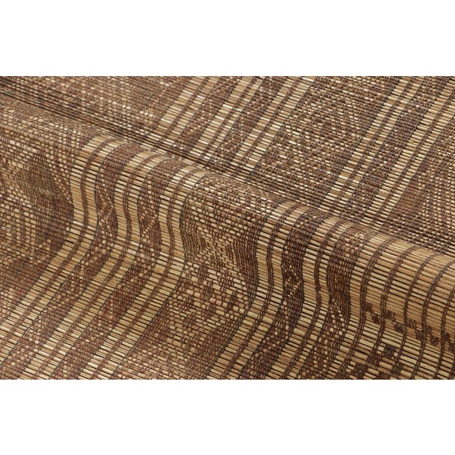 Vintage Tuareg Mat in Brown and Beige With Intricate Tribal Patterns For Sale In New York - Image 6 of 7