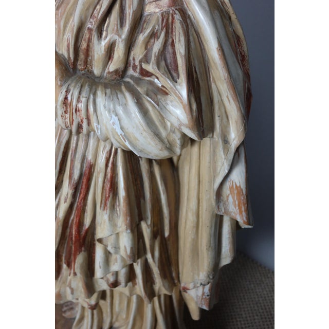 Figurative Sculpture, 17th Century, Walnut For Sale - Image 6 of 13