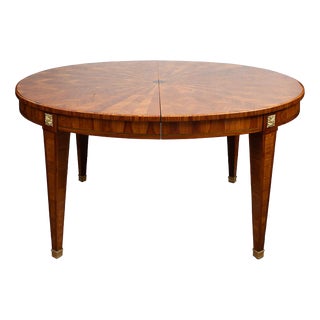 Antique Napoleon III Extendable Table in Exotic Wood, Late 19th Century For Sale