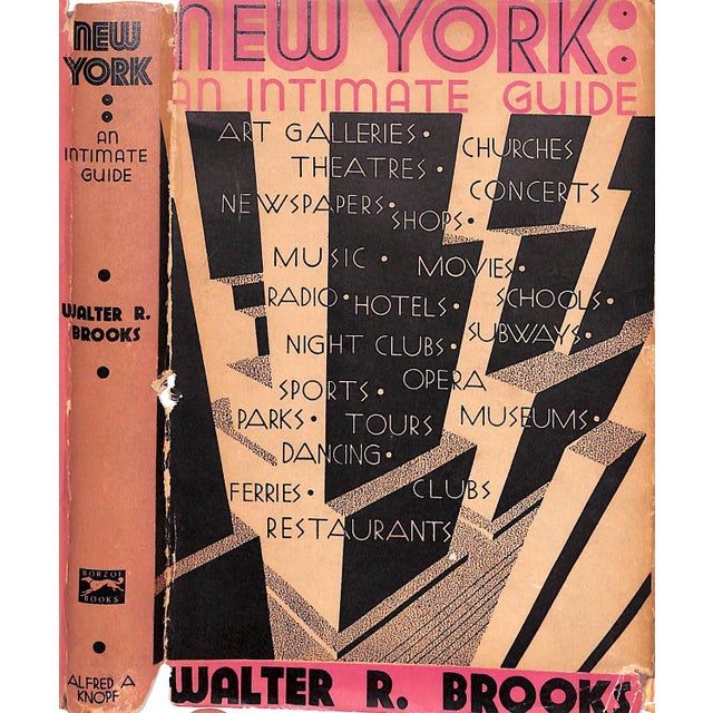 "New York: An Intimate Guide" 1931 Brooks, Walter R. For Sale