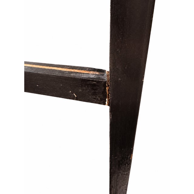 1930s–1940s Vintage Chinoiserie Black & Gilt Tray Table For Sale - Image 15 of 18