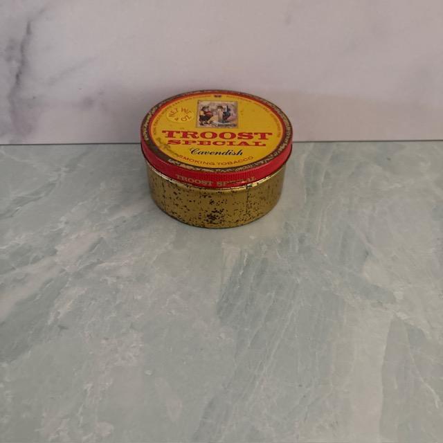 Traditional Vintage Troost Cavendish Smoking Tobacco Tin For Sale - Image 3 of 4