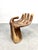 Wooden Handcrafted Carved Hand Chair For Sale - Image 4 of 7
