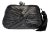 Rafe Rosie Draped Clutch in Black For Sale