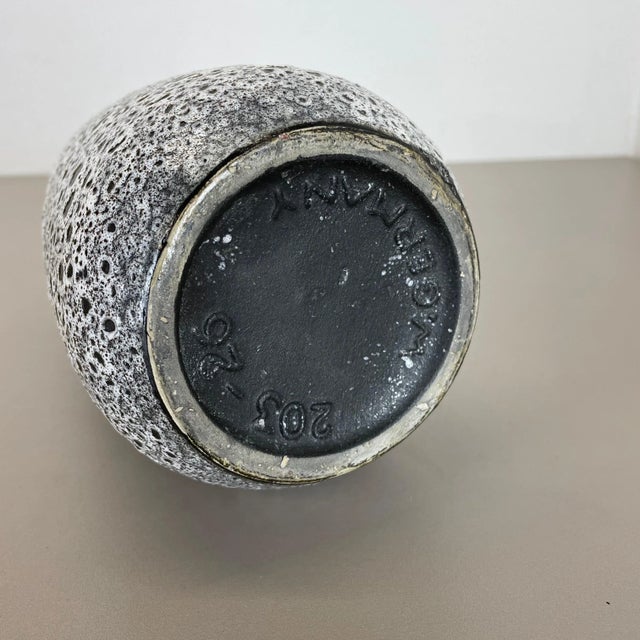 German Pottery Fat Lava Multi-Color Vase from Scheurich, 1970s For Sale - Image 12 of 14