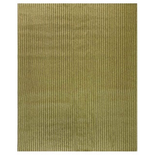 Contemporary Striped Twisted Belts Leather Rug by Doris Leslie Blau For Sale