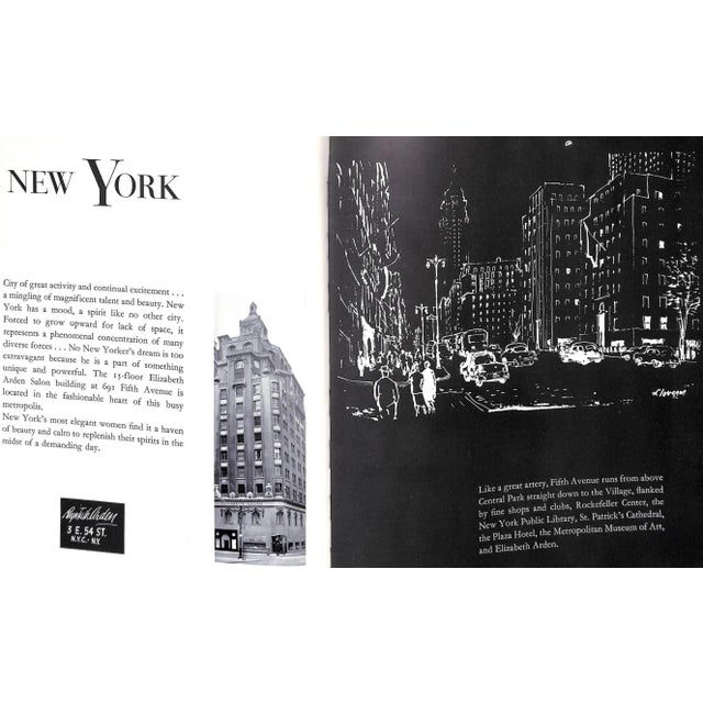 White "Elizabeth Arden Around the World" 1970 Mele, Pietro Francesco For Sale - Image 8 of 18