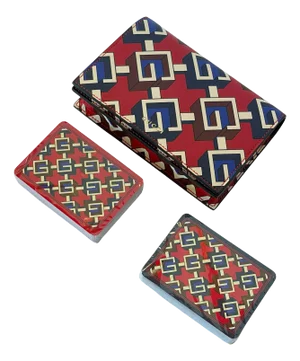 Gucci Geometric G Double Playing Card Set