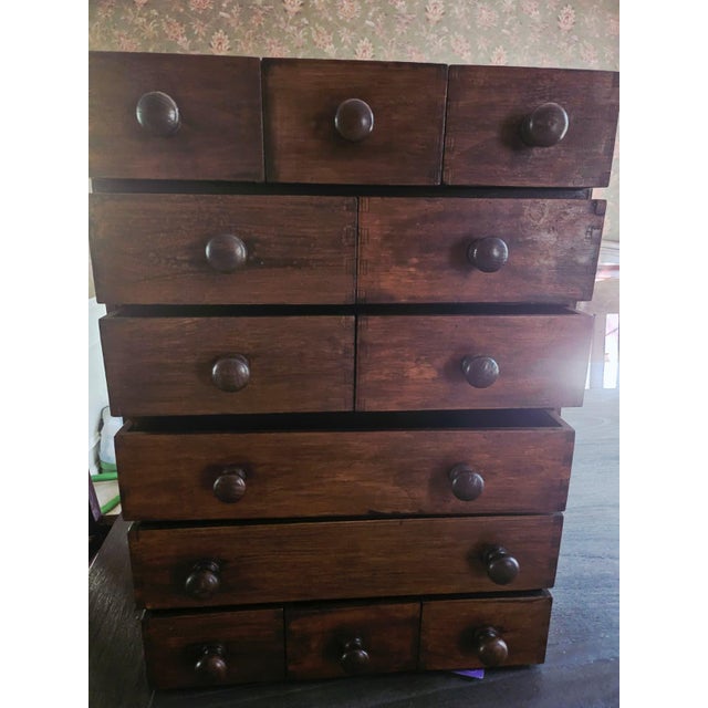 Bring timeless charm to your space with this authentic Italian chest of drawers, believed to be handcrafted in the early...